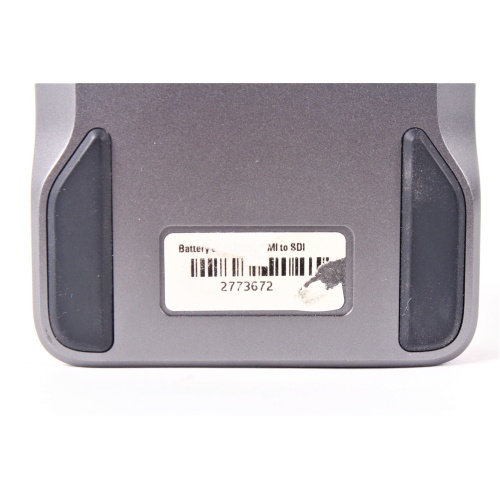 Blackmagic Design HDMI to SDI Battery Conveter label