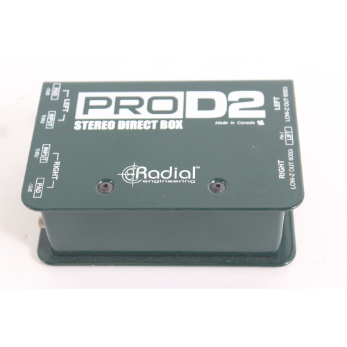 Radial Engineering PRO D2 Stereo Direct Box side1
