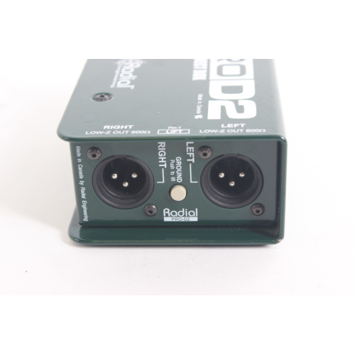Radial Engineering PRO D2 Stereo Direct Box front1