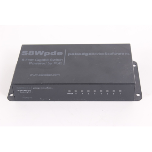 PAKEDGE S8WPDE 8-port Gigabit Powered by Poe front1
