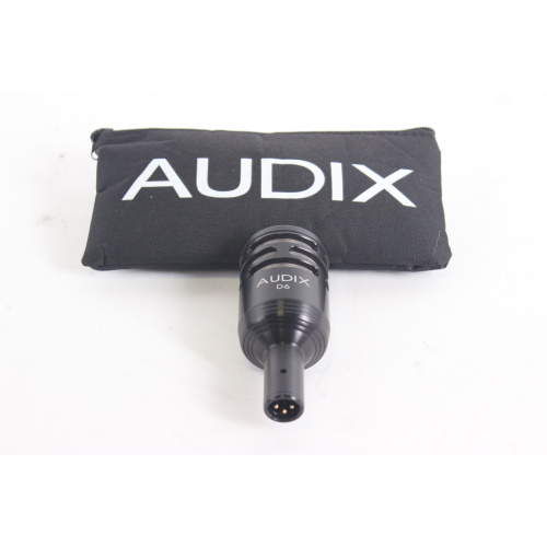 Audix D6 Cardioid Dynamic Kick Drum Microphone in Soft Pouch main