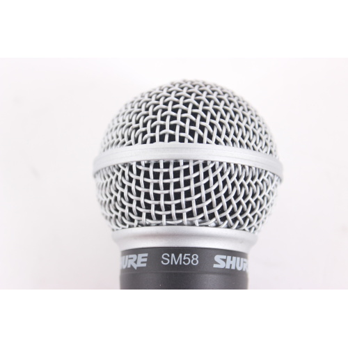 Shure SM58 Dynamic Vocal Microphone w/ Butterfly Clip in Soft Pouch top2