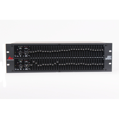 dbx 2231 Dual Channel 31-Band Graphic Equalizer/Limiter with Type III Noise Reduction front2