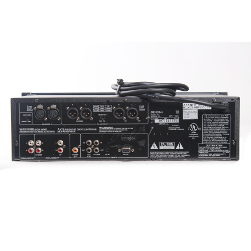 Denon DN-T625 Professional CD & Cassette Player/Recorder (Tape Pause Button Issue) back