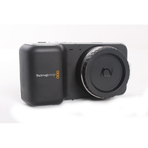 Blackmagic Pocket Cinema Camera w/ EN-EL20 Mini Battery and Wrist Strap in Original Box (NO LENS) front1