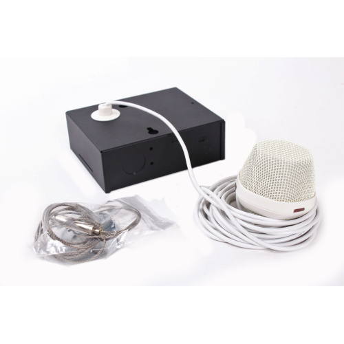 SuBiamp Devio DCM-1 Beamtracking Ceiling Microphone (Missing Mounting Plate) in Original Box - White mainnpak LED 330 Ultra-Slim Bi-Color LED Video Light Kit (In Original Box)
