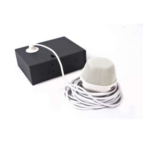 Biamp Devio DCM-1 Beamtracking Ceiling Microphone (Missing Mounting Plate) in Original Box - White kit1