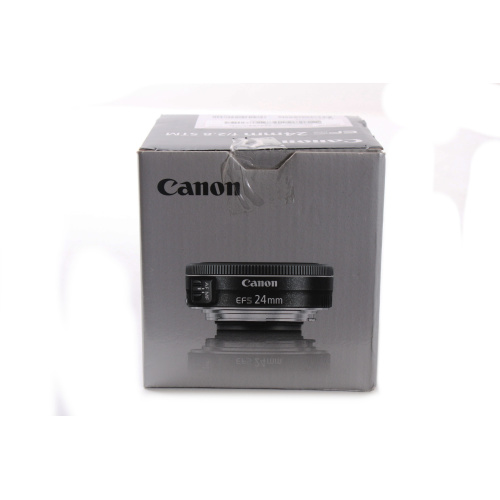 Canon EF-S 24mm f/2.8 STM Lens (In Original Box) box2