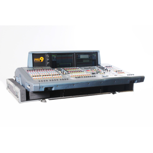 Midas Pro9-CC-TP Live Digital Console Control Centre with 88 Input Channels, 35 Mix Buses (#60441) w/ DL371 Audio Engine (#00421) & Wheeled Road Case (B-STOCK) main