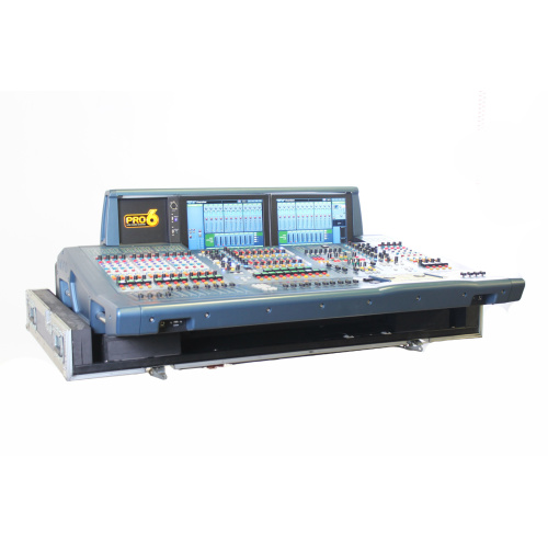 Midas Pro6-CC-TP Live Digital Console Control Centre with 64 Input Channels, 35 Mix Buses (B-STOCK) (#100319) w/ DL371 Audio Engine (#S15000005AHJ) & Wheeled Road Case (B-STOCK) main1