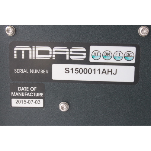 Midas Pro6-CC-IP Live Digital Console Control Centre with 64 Input Channels, 35 Mix Buses w/ DL371 Audio Engine (B-STOCK) label3