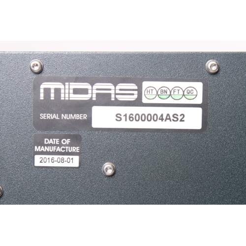 Midas Pro9-CC-TP Live Digital Console Control Centre with 88 Input Channels, 35 Mix Buses w/ DL371 Audio Engine & Wheeled Road Case (B-STOCK) Label1