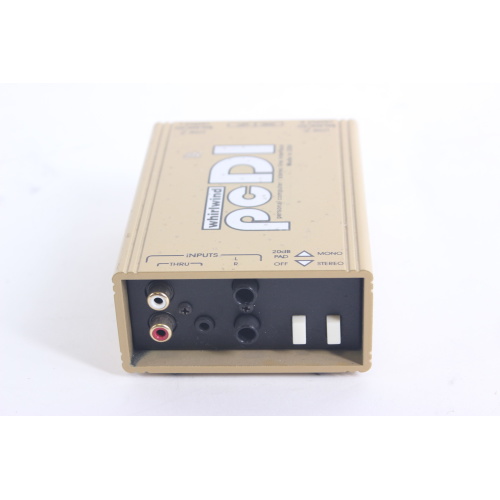 Whirlwind pcDI Stereo Line Interface DI Box side2