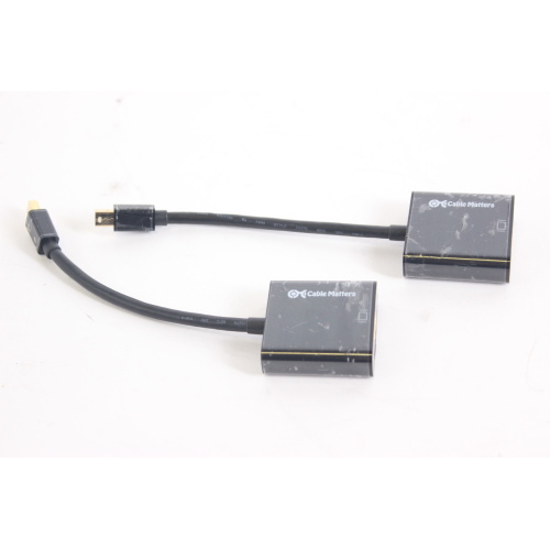 Pair of Cable Matters Mini DisplayPort to HDMI Adapter top