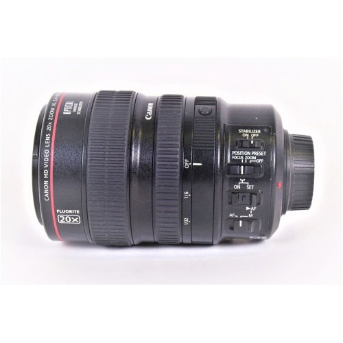 Canon Video Lens 20x Zoom XL 5.4-108mm L IS 1:1.6-3.5 side1