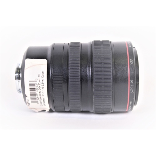 Canon Video Lens 20x Zoom XL 5.4-108mm L IS 1:1.6-3.5 side2