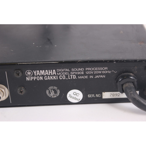 Yamaha SPX-990 Multi-Effect Processor label1