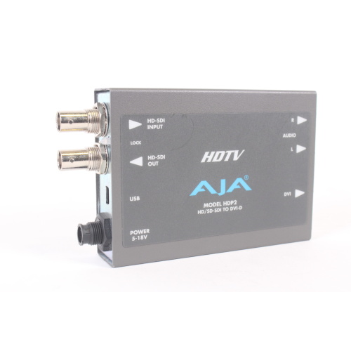 AJA HDP2 HD/SD-SDI to DVI-D Converter in Hard Case front2