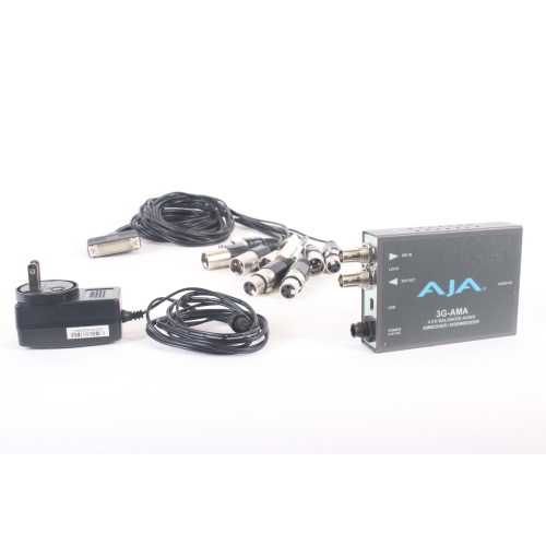 AJA 3G-AMA 4 Ch Balanced Audio Embedder/ Disembedder in Hard Case main