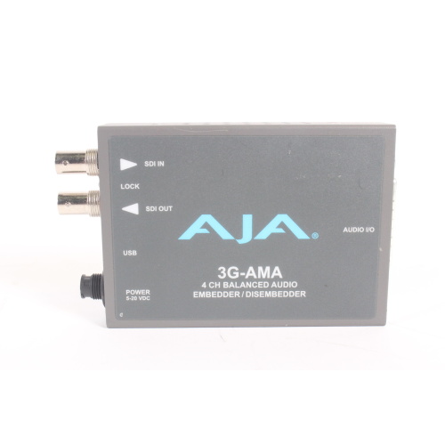 AJA 3G-AMA 4 Ch Balanced Audio Embedder/ Disembedder in Hard Case front1
