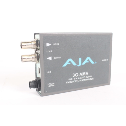 AJA 3G-AMA 4 Ch Balanced Audio Embedder/ Disembedder in Hard Case front2