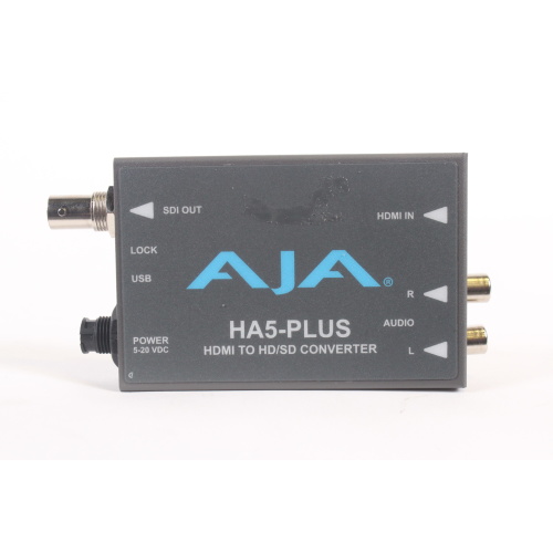 AJA HA5-PLUS HDMI to HD/SD Converter front1