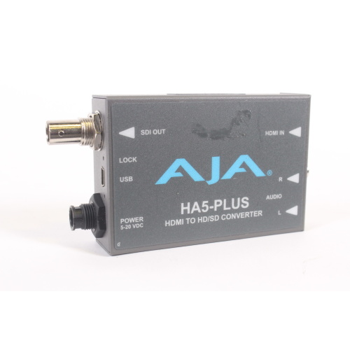 AJA HA5-PLUS HDMI to HD/SD Converter front2