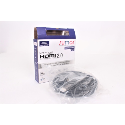 Sumar 25ft HDMI Cable with Ethernet+3D in Original Box cable2