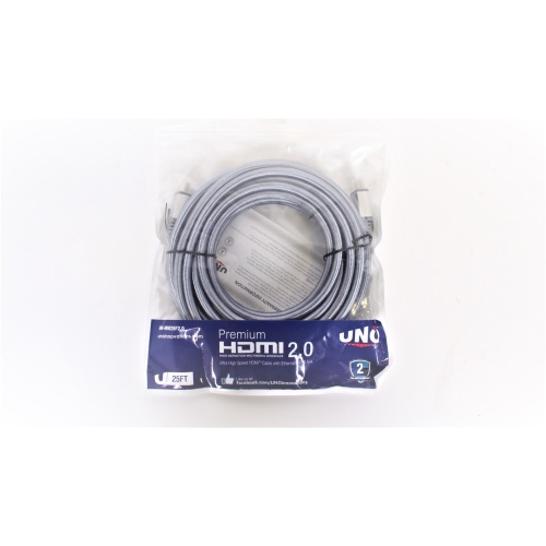 Uno Innovations 25ft Ultra High Speed HDMI Cable with Ethernet in Original Packaging main