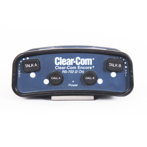 Clear-Com RS-702 Two-Channel Standard Dual-Listen Monaural Beltpack front1