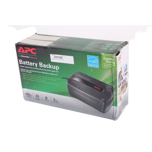 APC BE550G Battery Backup Surge Protector box1
