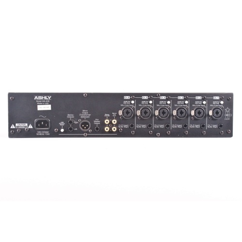 Ashly MX-406 Stereo Six Channel Mic/Line Mixer (Cosmetic Issue) back