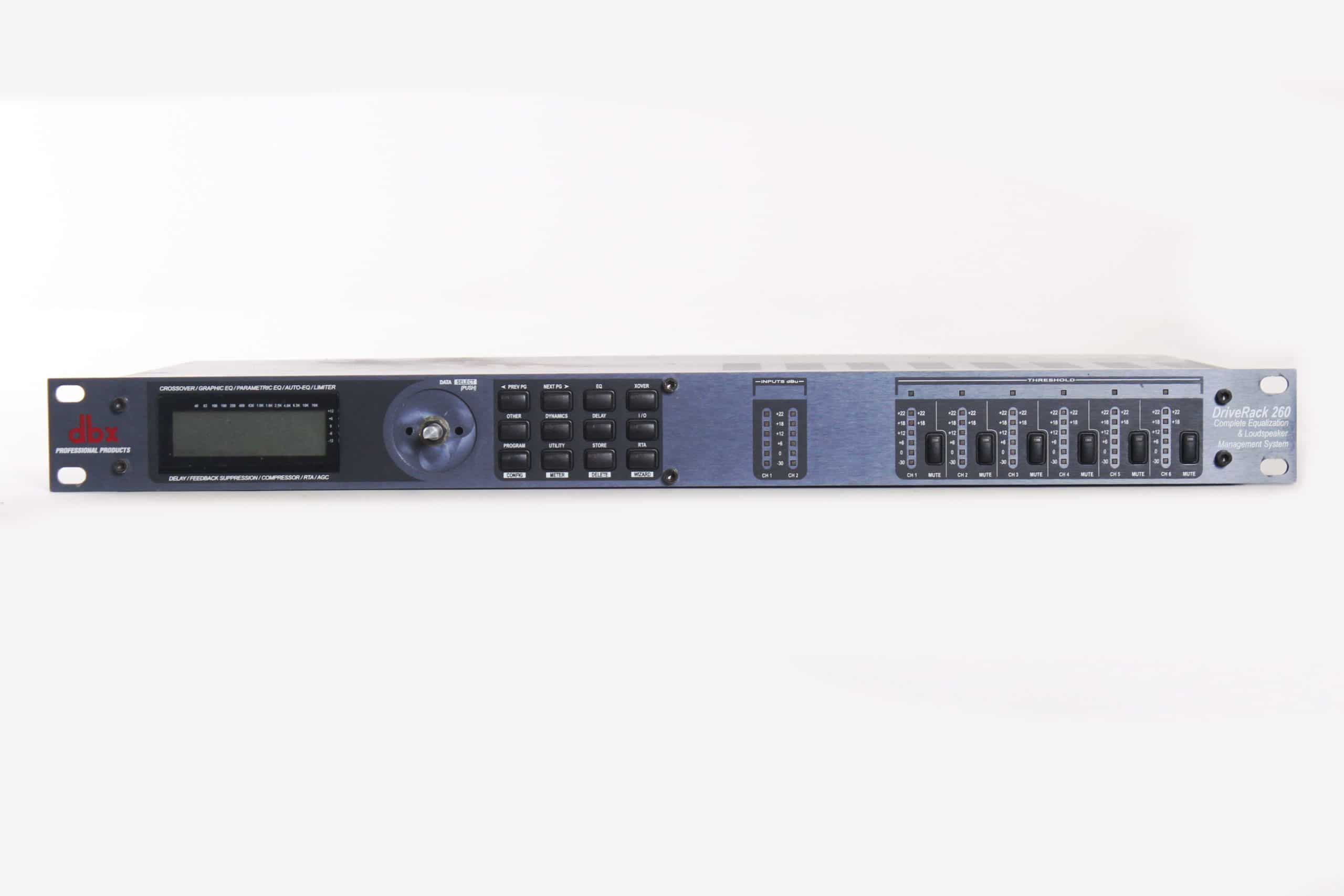 dbx DriveRack 260 2x6 Loudspeaker Management System (Missing Front Knob)