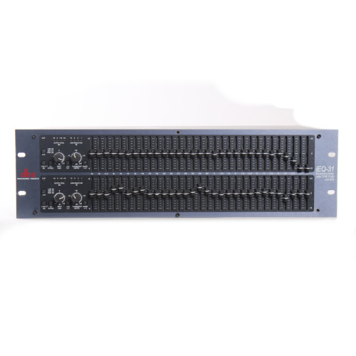 dbx iEQ-31 Dual 31-band Graphic Equalizer w/ Feedback Suppression (NO POWER) front