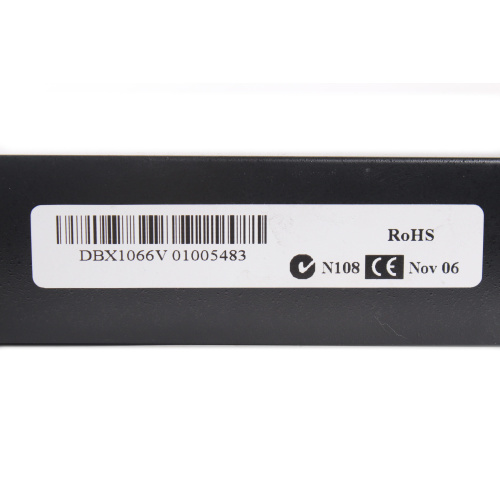 dbx 1066 Dual-Channel Compressor/Limiter/Gate (Channel 2 Gate Issue) label