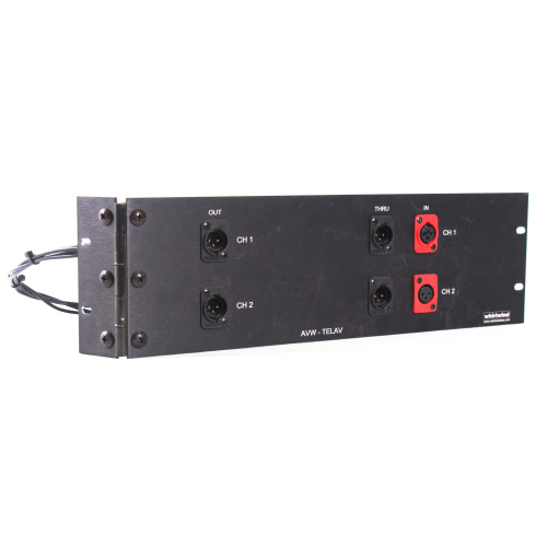Whirlwind 2-Channel 3-Pin XLR Rack Plate main