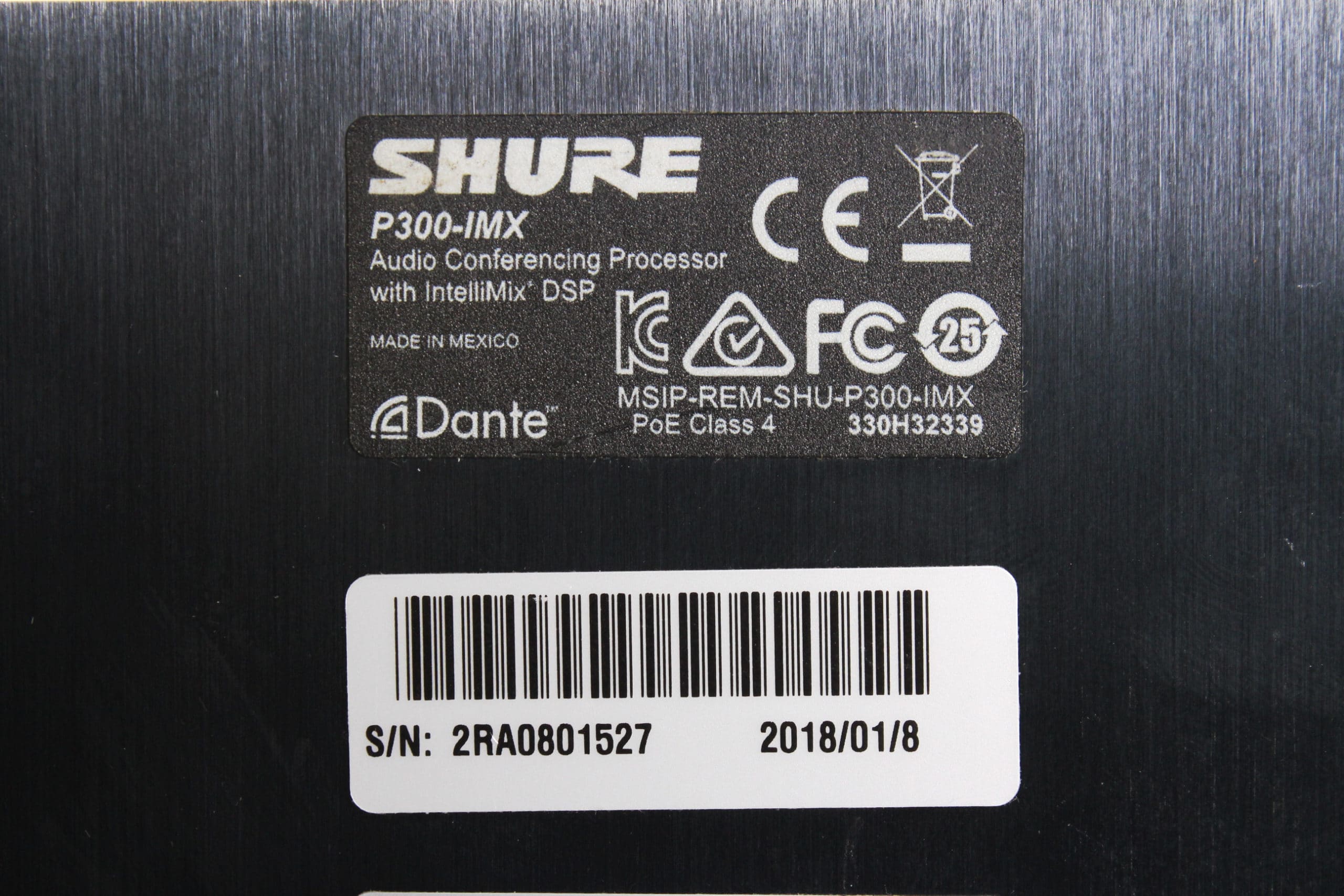 Shure Processeur audio P300-IMX
