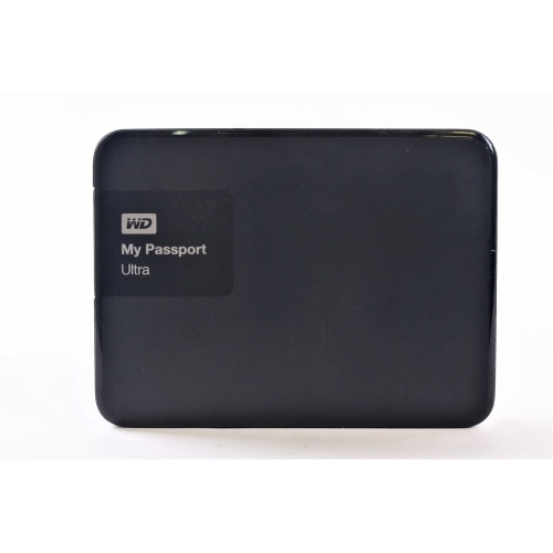 WD 2TB Black My Passport Ultra Portable External Hard Drive - USB 3.0 - WDBBKD0020BBK-NESN front1