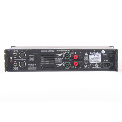 QSC GX3 Two-Channel Stereo Power Amplifier - 425W Per Channel back