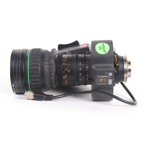Canon J15ax8B4 WRS SX12 IF+ ENG Lens 2/3" w/2x Extender 16:9/4:3 Broadcast TV Zoom Lens (Broken Lever for Zoom Extender) side1