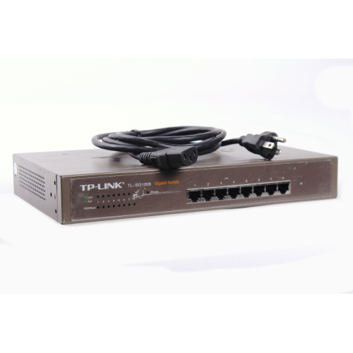 TP-Link TL-SG1008 8-Port Gigabit Desktop/Rackmount Switch front1