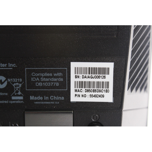 Asus RT-AC56U Dual Band Gigabit Router label