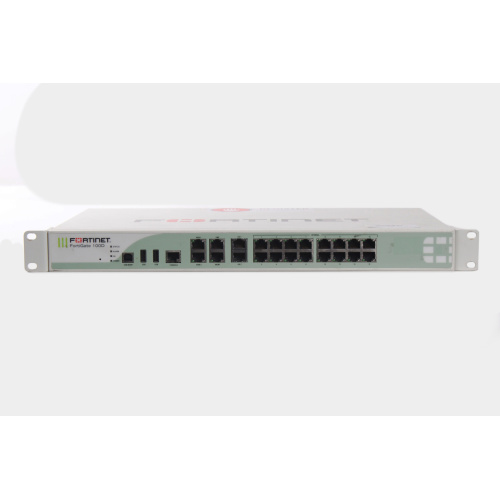 FORTINET FG-100D Security Firewall Appliance VPN 16 Port Gigabit Ethernet 2x WAN 2x HA (Missing Bracket) front2
