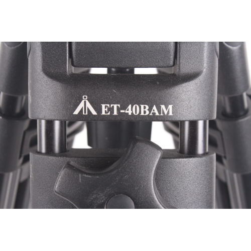 E-Image ET-40BAM Professional Aluminum 2-Stage Tripod w/ Spreader & EH50 Head label