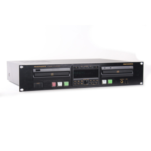 Marantz CDR510 Dual Bay CDR/RW Recorder & CD Player w/ MP3 Compatibility & Pitch Control and Remote Control front1