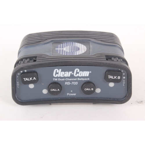 Clear-com RS-703 2-Channel Beltpack with XLR-3 Connector front1