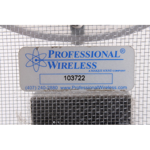 Professional Wireless 103722 Tube Antenna w/ Coax Cable label