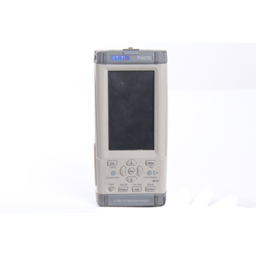 Aim-TTi PSA2702 Handheld 2.7GHz Spectrum Analyzer w/ Cables and Antenna in Soft Case front2