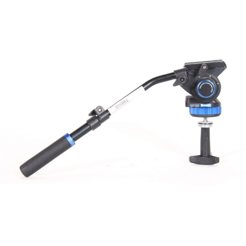 Benro S7 Fluid Drag Video Head Tripod Mount w/ Posi-Step Counterbalance (Missing Mounting Plate) side1