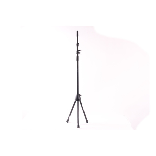 On-Stage MS70 Microphone Stand with Tripod Base (Black) w/ Short Boom front